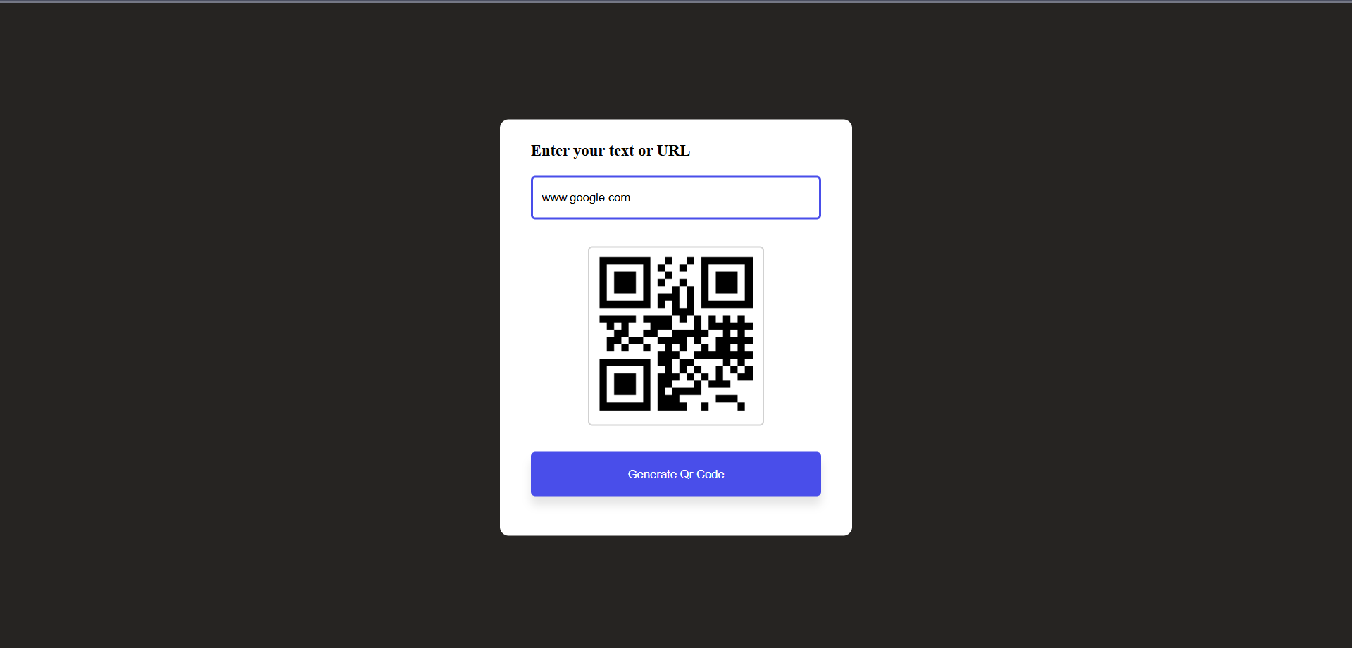 Project screenshot 2